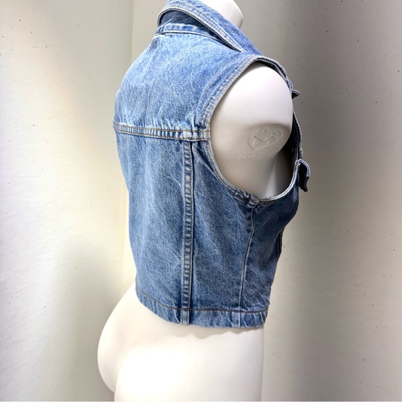 Vintage Bongo Cropped Sexy Jean Jacket size xs - Picture 9 of 12